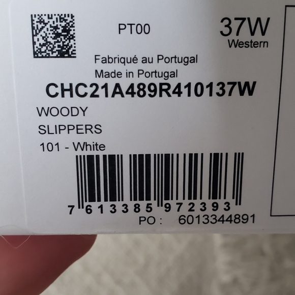 🩷Chloe Woody Leather & Cloth Slides Sz 37 US 7 - Picture 6 of 10